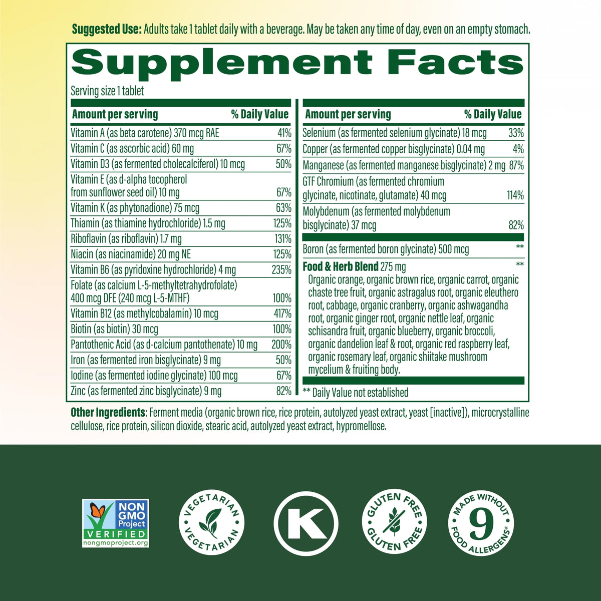 Women’s One Daily Multivitamin