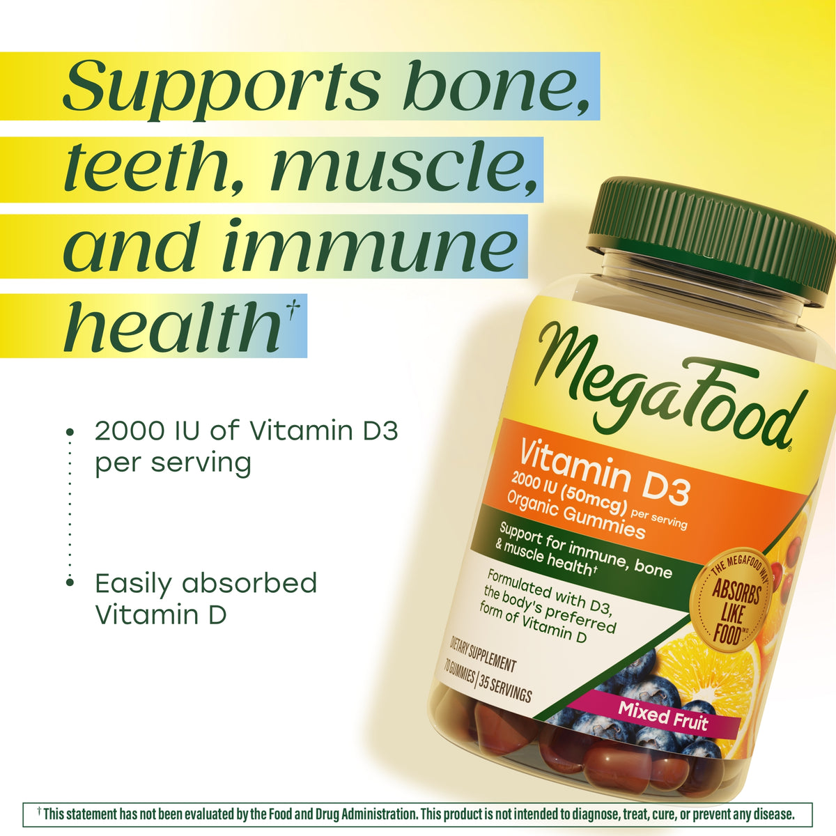 D3 2000 IU Gummies (50 mcg)