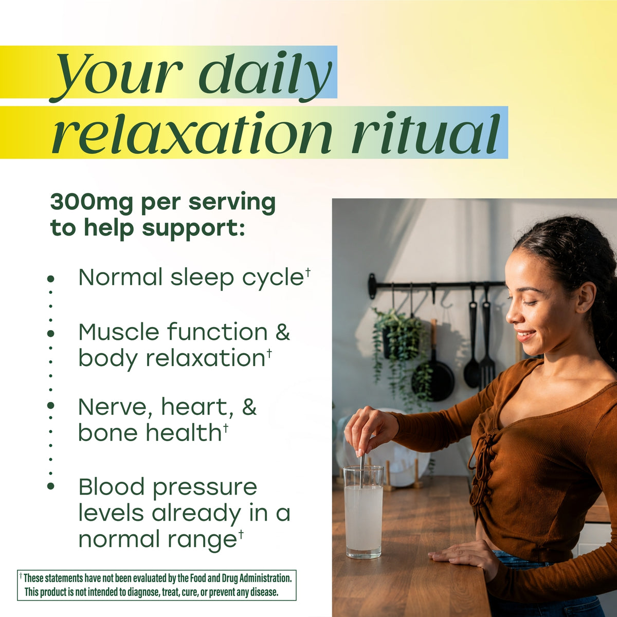 Relax + Calm† Magnesium Powder - Blackberry Hibiscus Oasis Flavor