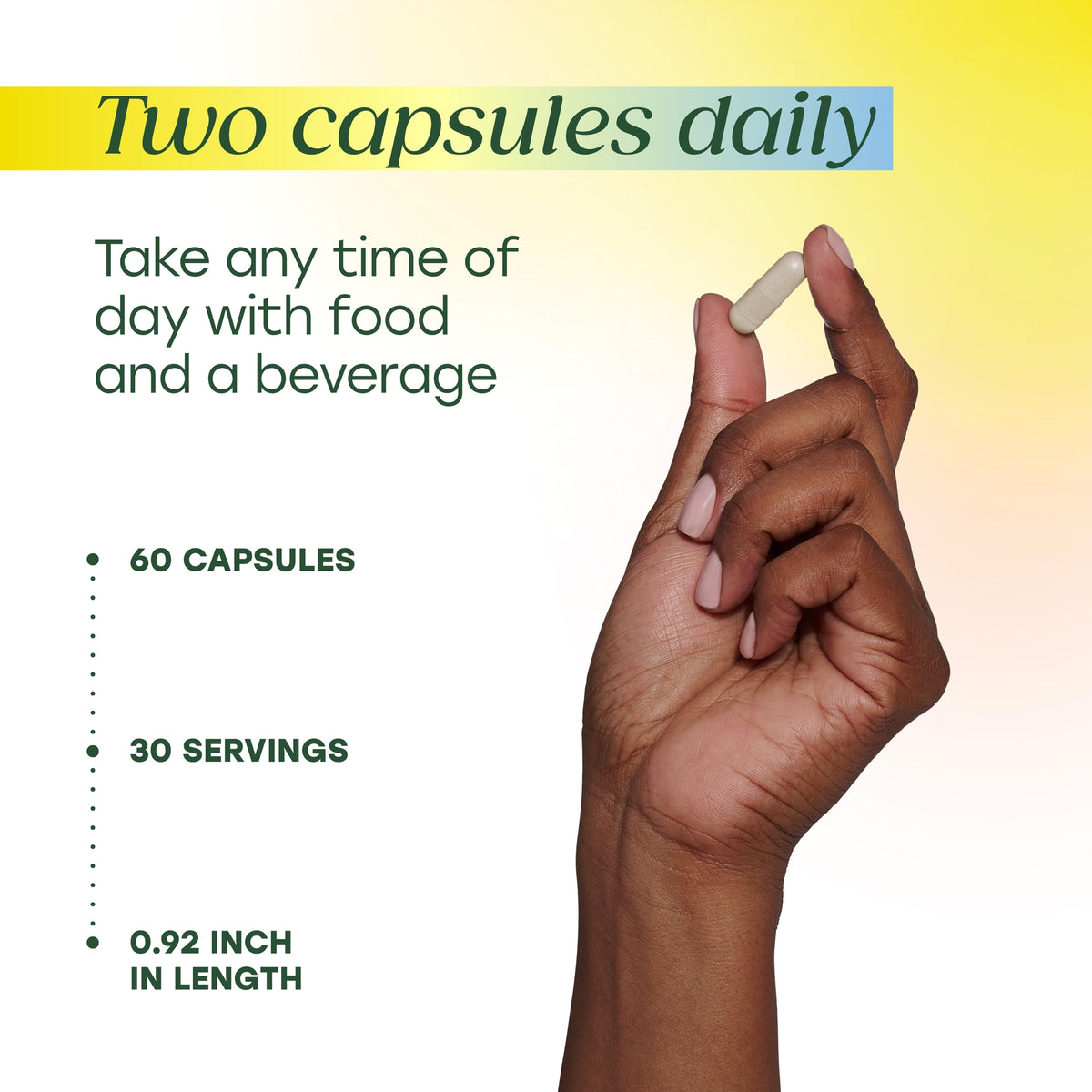 Two capsules daily