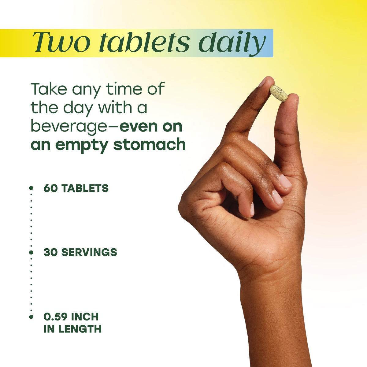 Two tablets daily