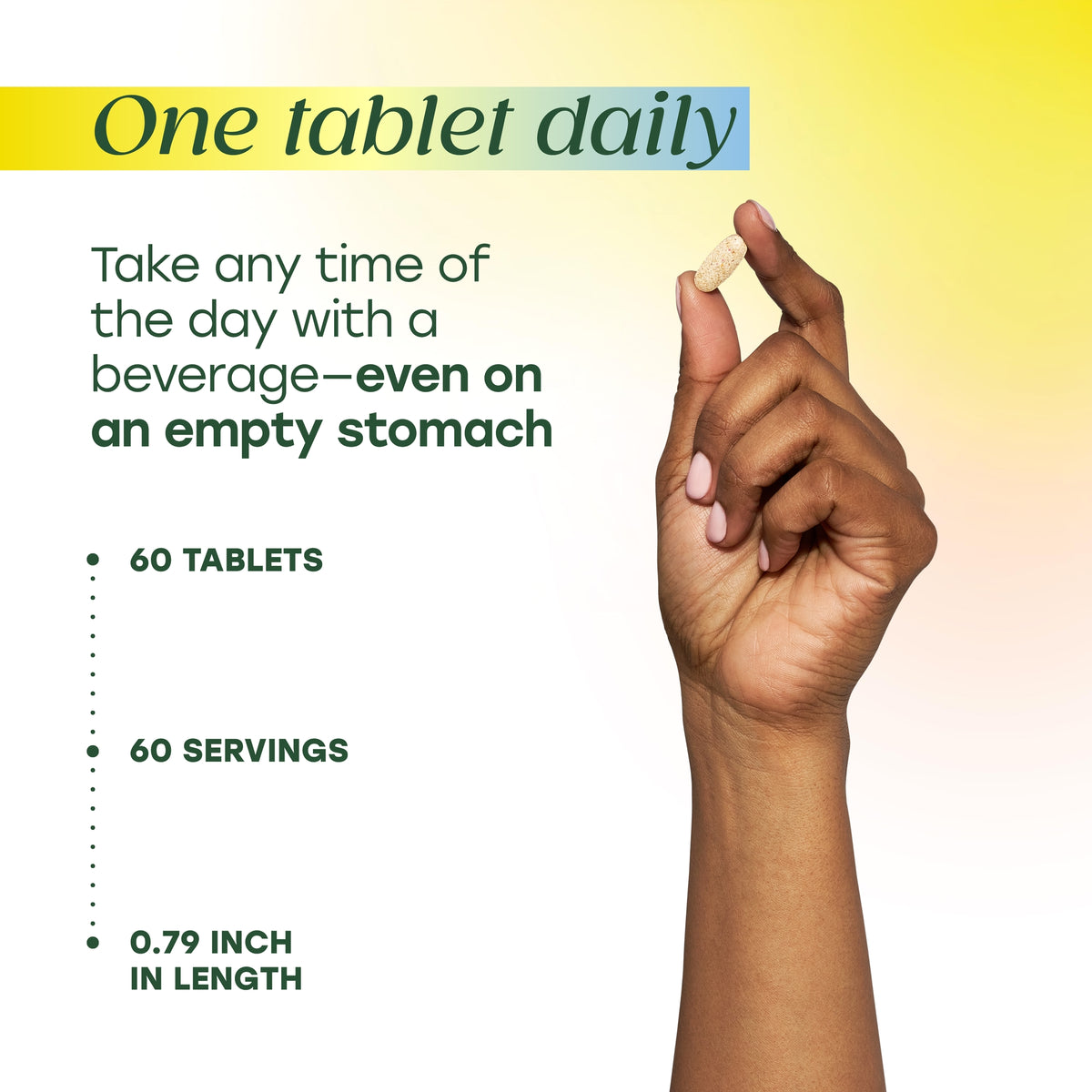 One Daily Iron Free Multivitamin