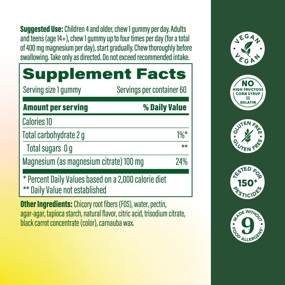 High Absorption Magnesium Citrate Gummies