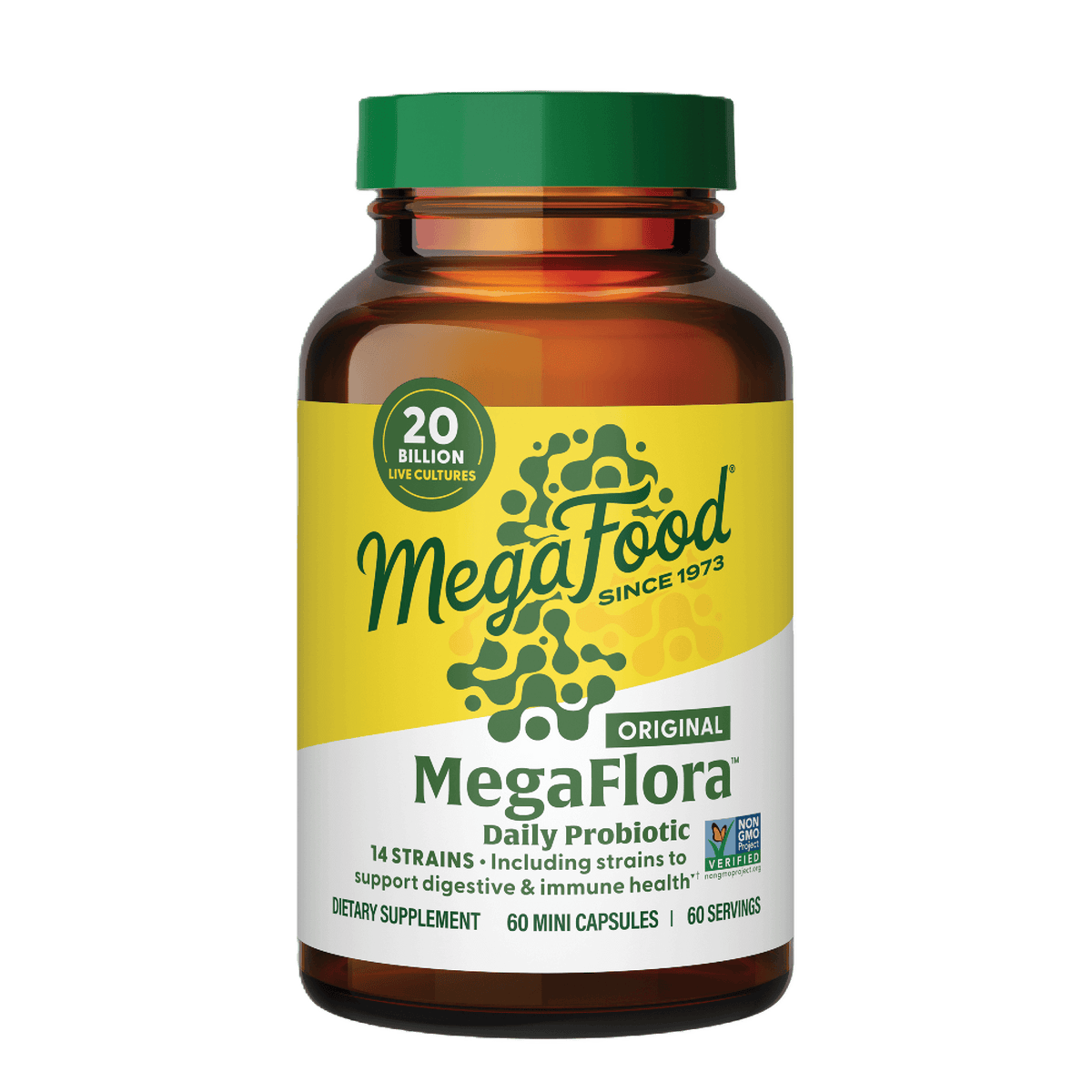 MegaFlora® Probiotic Original - 14 Strains - 20 Billion live cultures