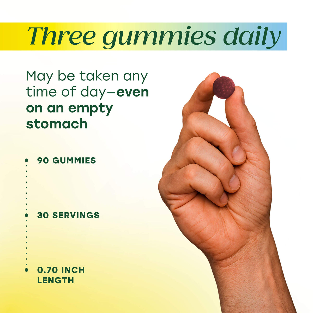 Men's Whole Body Multi Gummy Serving Size