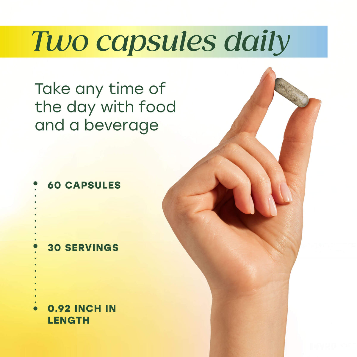 two capsules daily