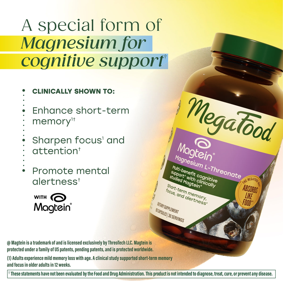 Magtein®  Magnesium L-Threonate