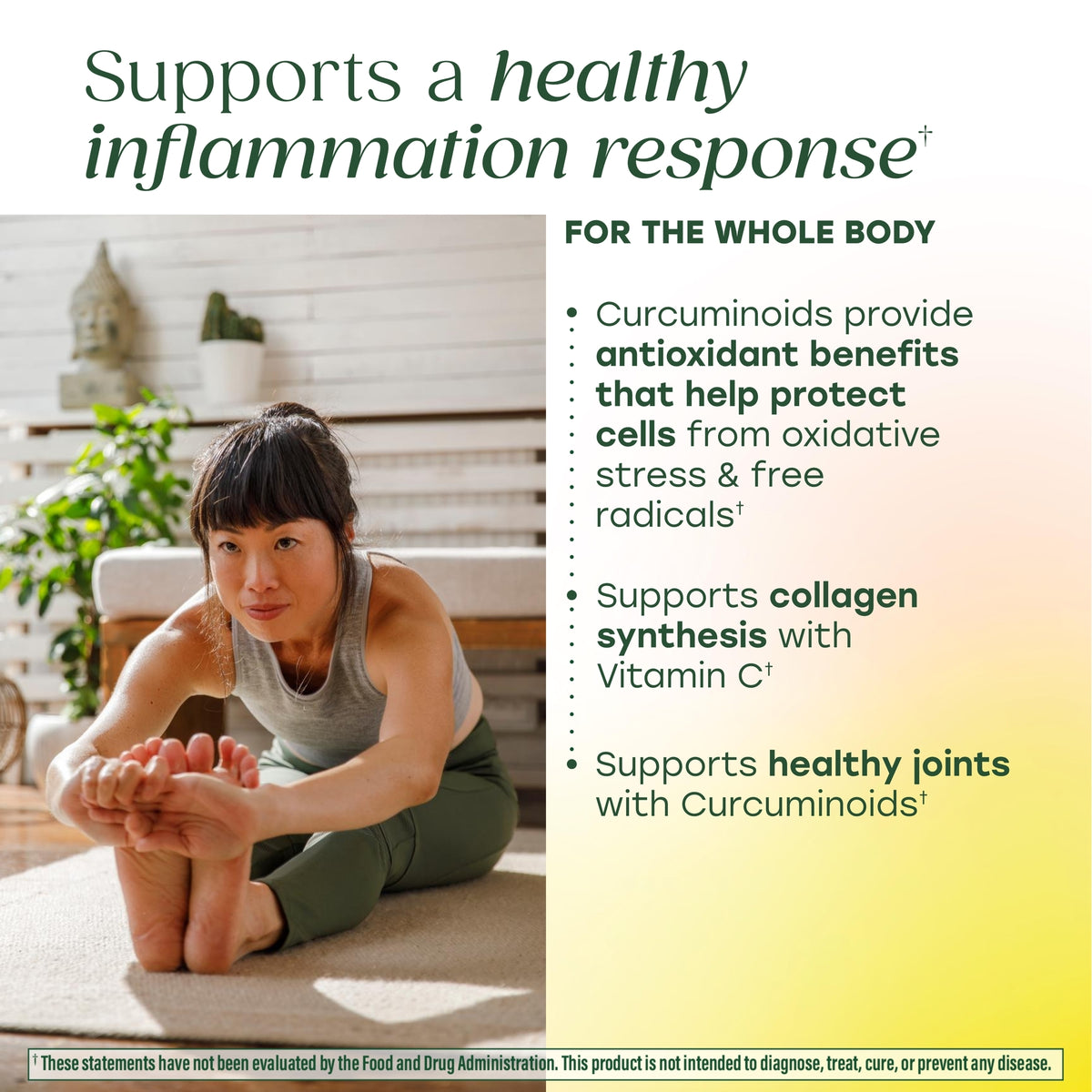 Supports a healthy inflammation response for the whole body