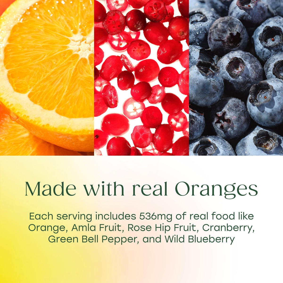 Made with real oranges