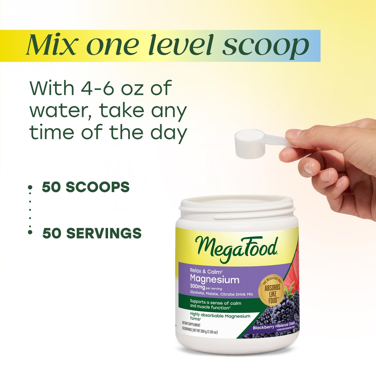 Relax + Calm† Magnesium Powder - Blackberry Hibiscus Oasis Flavor