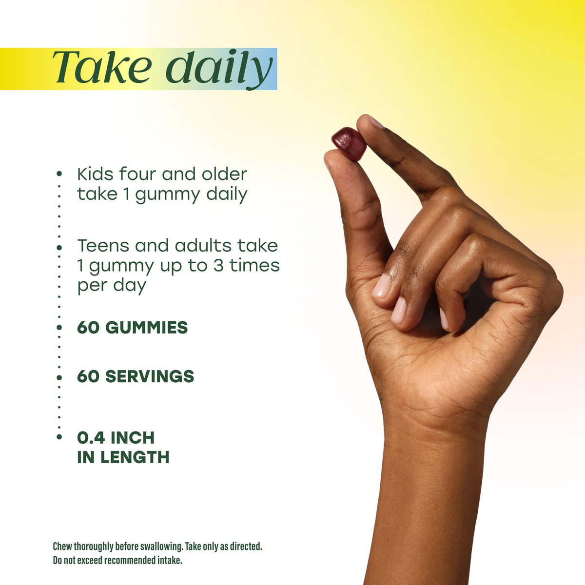 Take daily