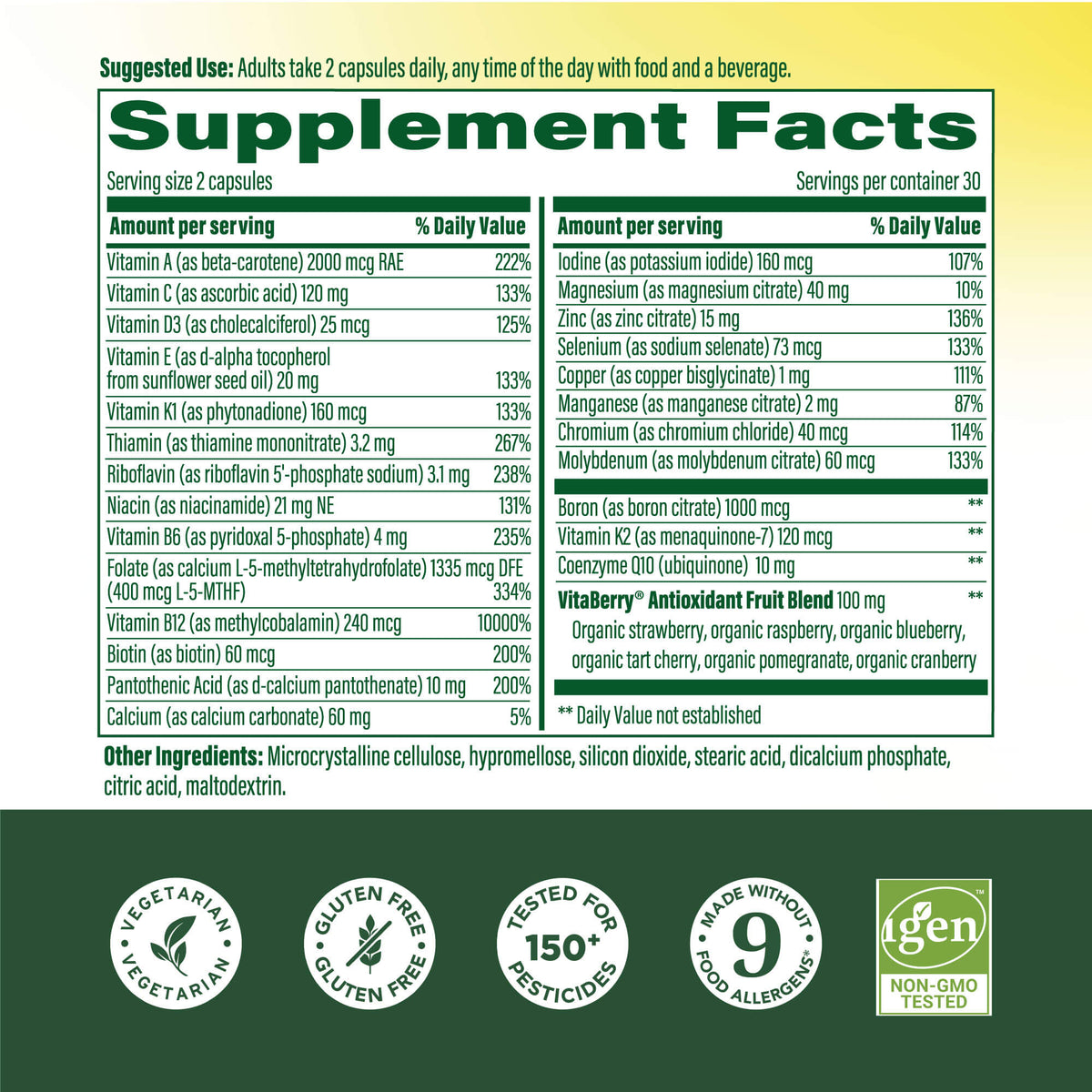 Men's Whole Body Multi Capsules