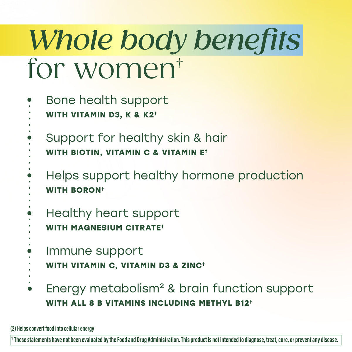 whole body benefits for women